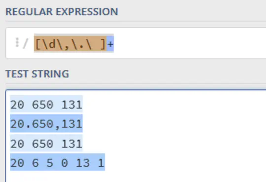 Regex Calculator