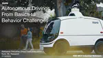 Autonomous Driving: From Basics to Behavior Challenges